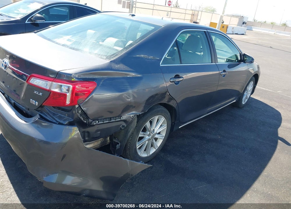2012 TOYOTA CAMRY HYBRID XLE VIN: 4T1BD1FK9CU018727
