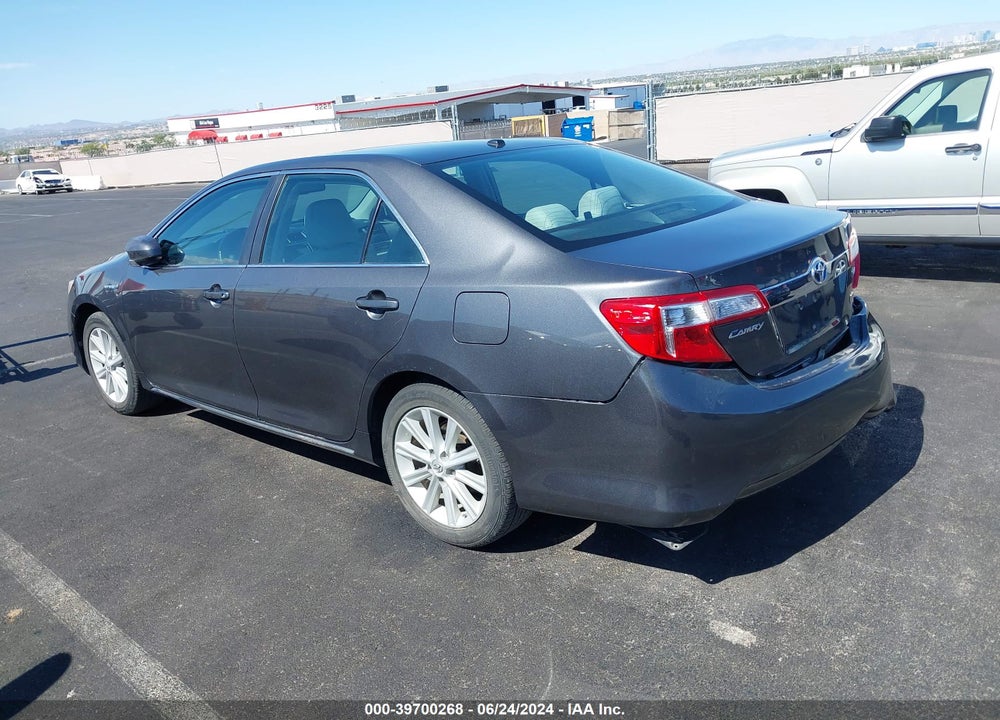 2012 TOYOTA CAMRY HYBRID XLE VIN: 4T1BD1FK9CU018727