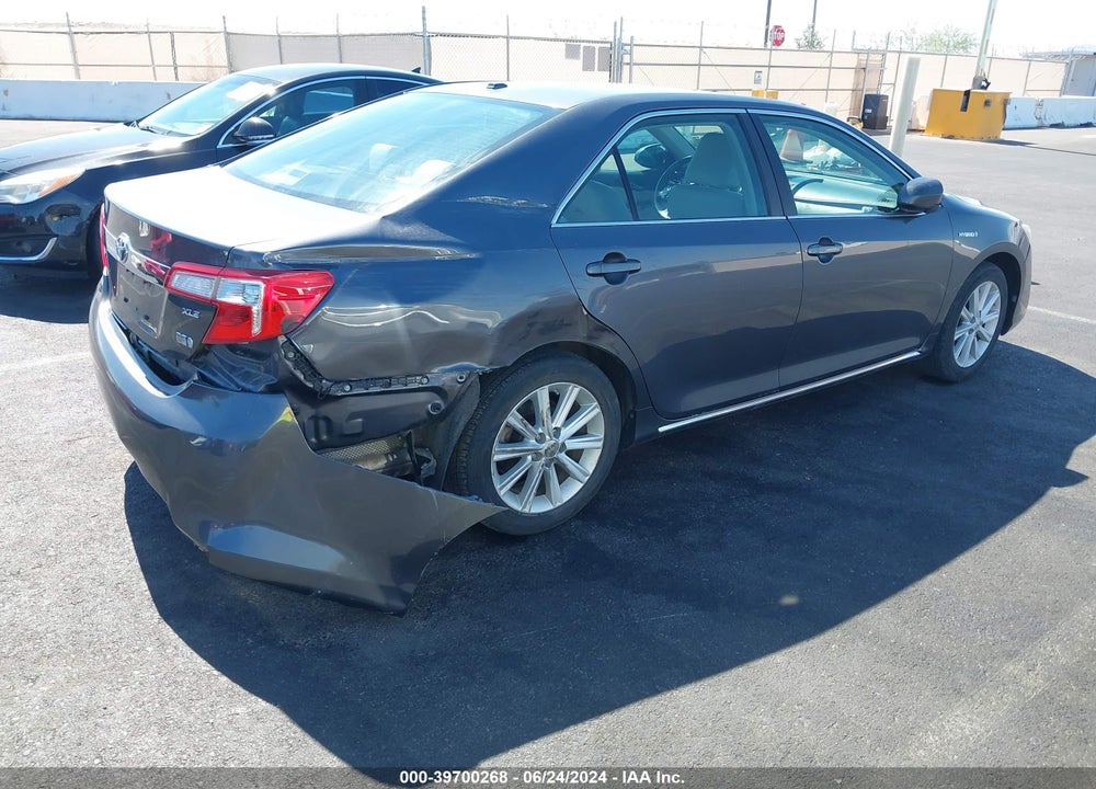 2012 TOYOTA CAMRY HYBRID XLE VIN: 4T1BD1FK9CU018727