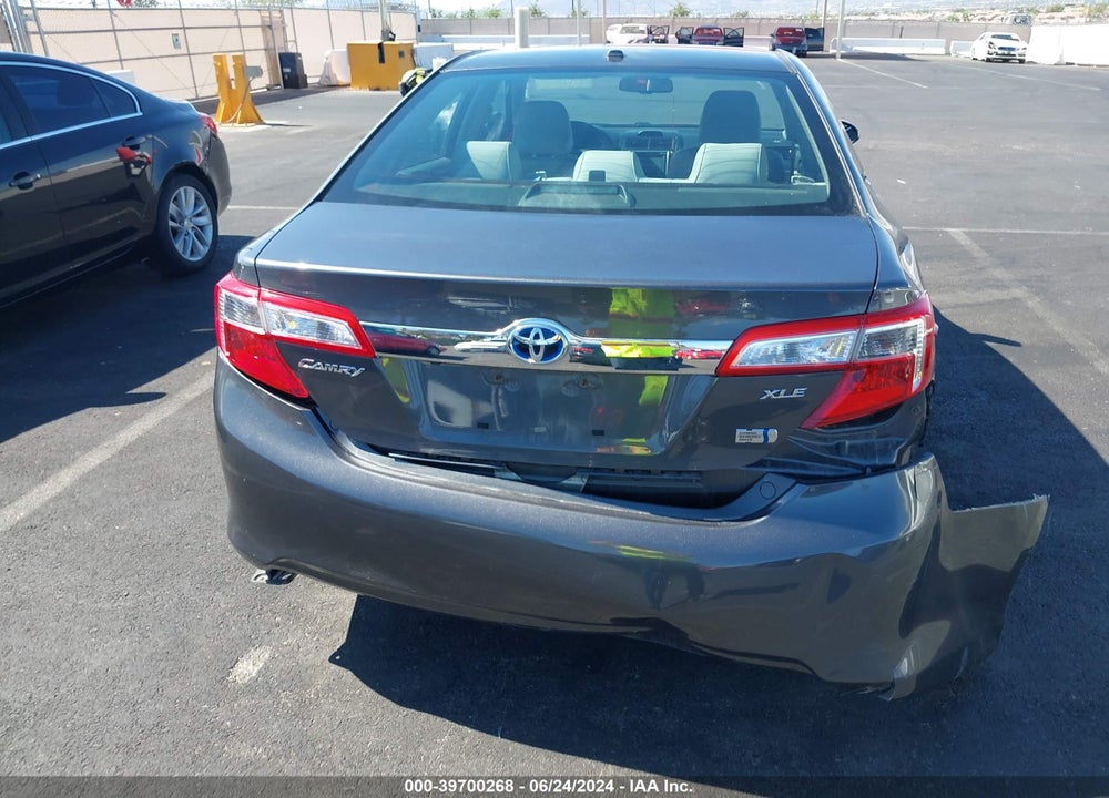 2012 TOYOTA CAMRY HYBRID XLE VIN: 4T1BD1FK9CU018727