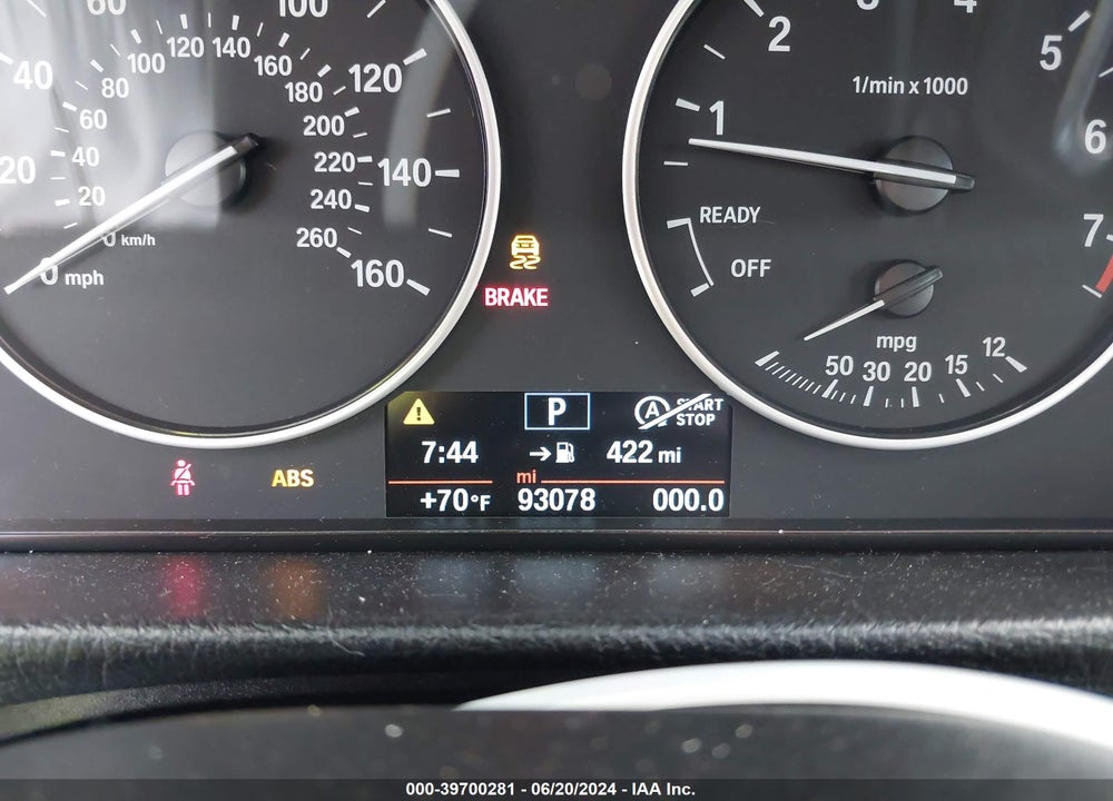 2018 BMW 320I VIN: WBA8E1G55JNU92781