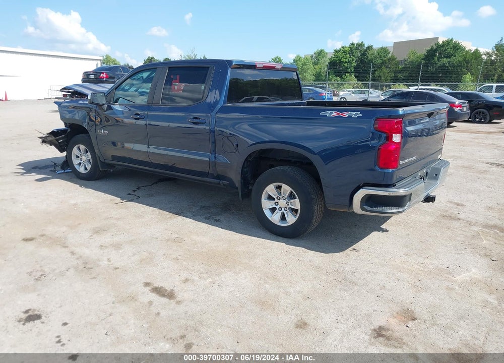 2021 CHEVROLET SILVERADO 1500 4WD SHORT BED LT VIN: 1GCUYDED3MZ166382