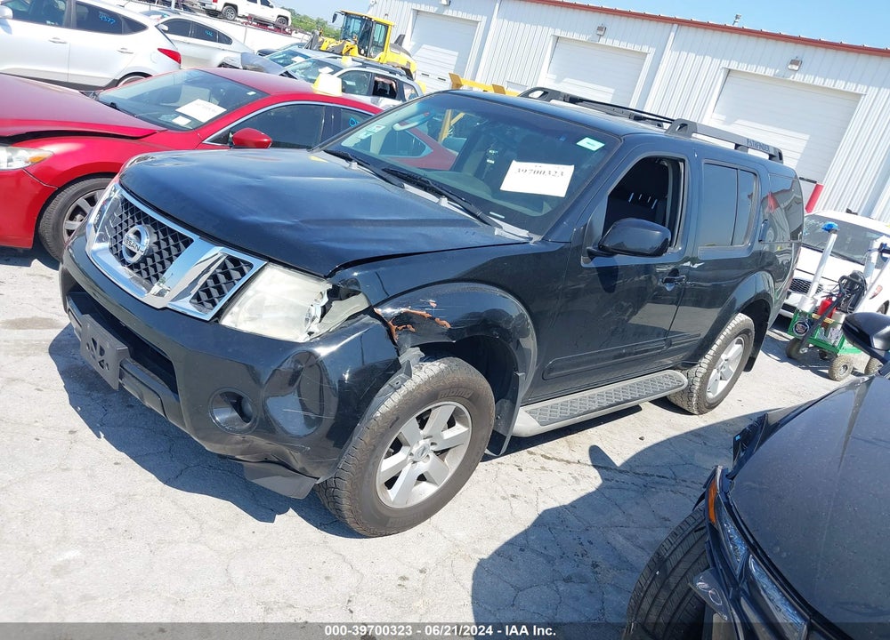 2009 NISSAN PATHFINDER SE VIN: 5N1AR18B29C609782