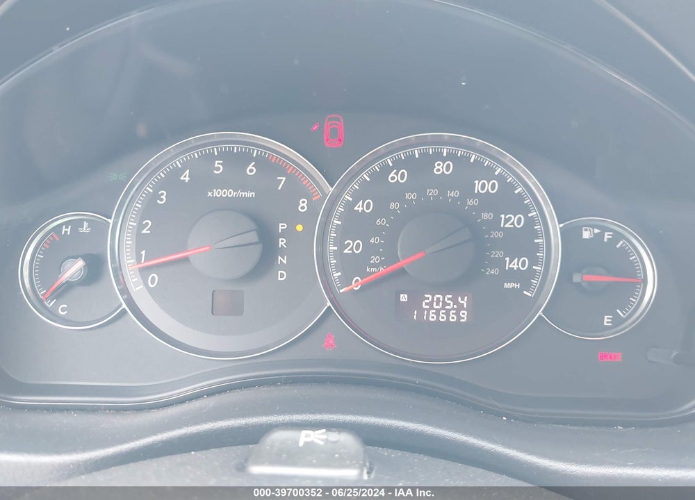 2008 SUBARU OUTBACK VIN: 4S4BP60C887366613