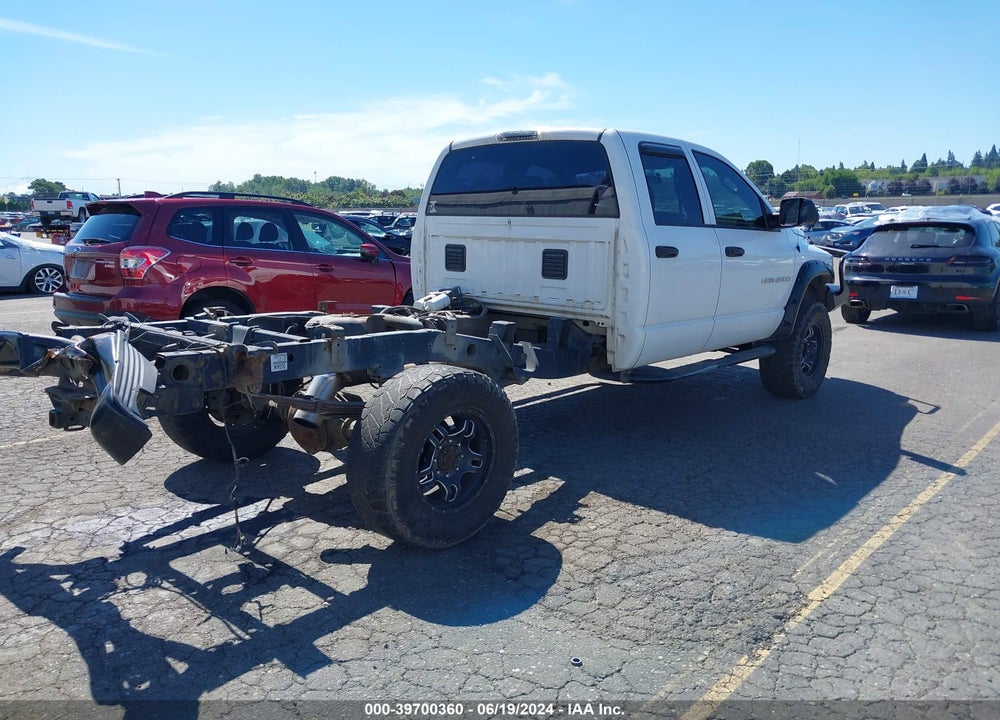 2006 DODGE RAM 2500 ST VIN: 1D7KS28C06J215626
