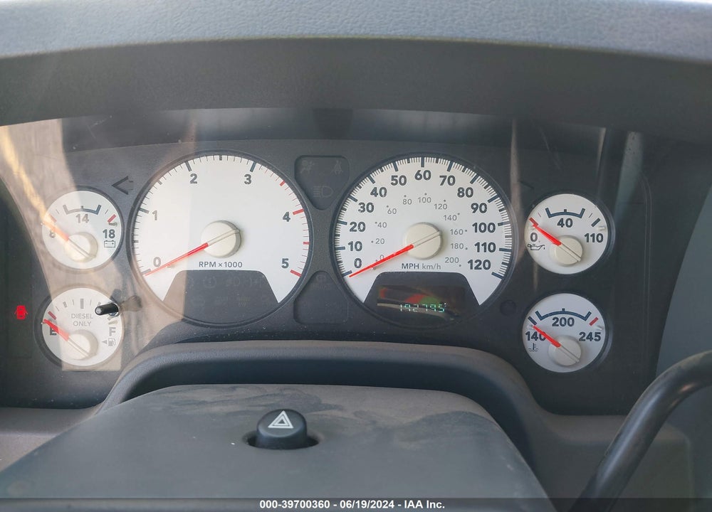 2006 DODGE RAM 2500 ST VIN: 1D7KS28C06J215626