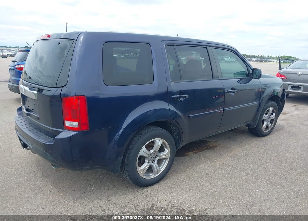 2013 HONDA PILOT EX-L VIN: 5FNYF3H51DB008117