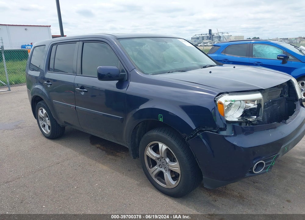 2013 HONDA PILOT EX-L VIN: 5FNYF3H51DB008117