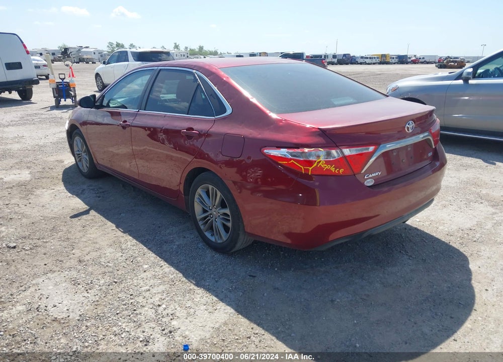 2016 TOYOTA CAMRY SE VIN: 4T1BF1FK7GU613558