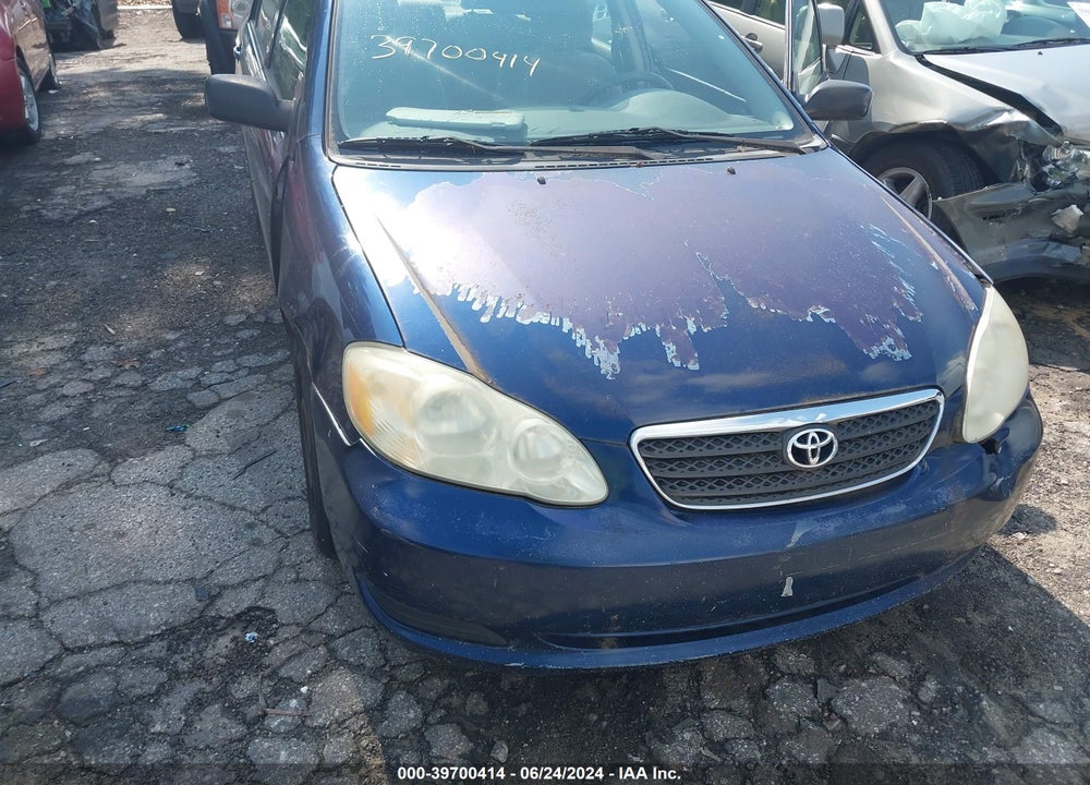 2006 TOYOTA COROLLA CE VIN: 2T1BR32E86C629299