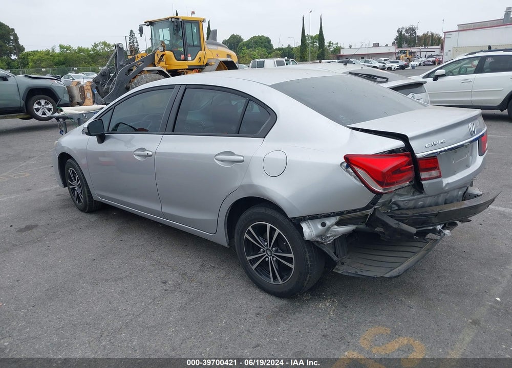 2015 HONDA CIVIC LX VIN: 19XFB2F50FE200783