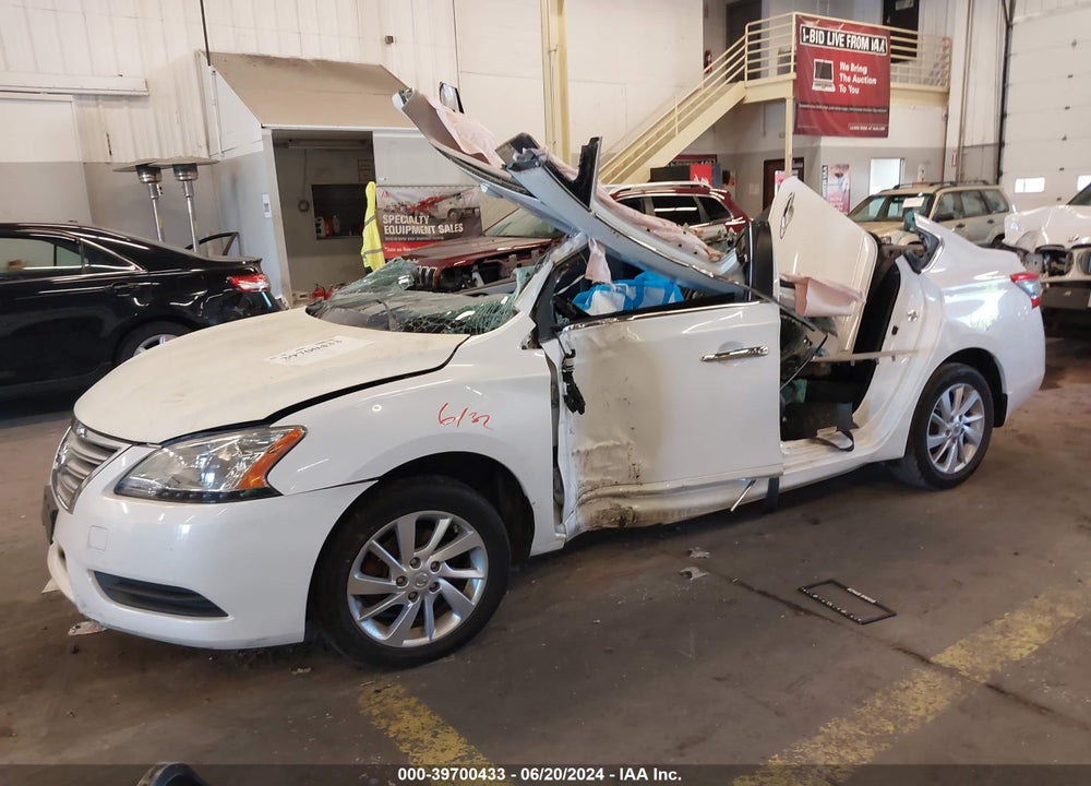 2014 NISSAN SENTRA SV VIN: 3N1AB7APXEY270209