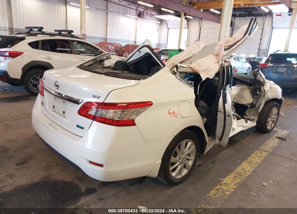 2014 NISSAN SENTRA SV VIN: 3N1AB7APXEY270209