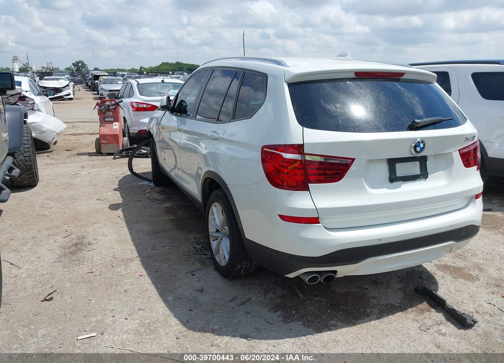 2017 BMW X3 SDRIVE28I VIN: 5UXWZ7C32H0V87083