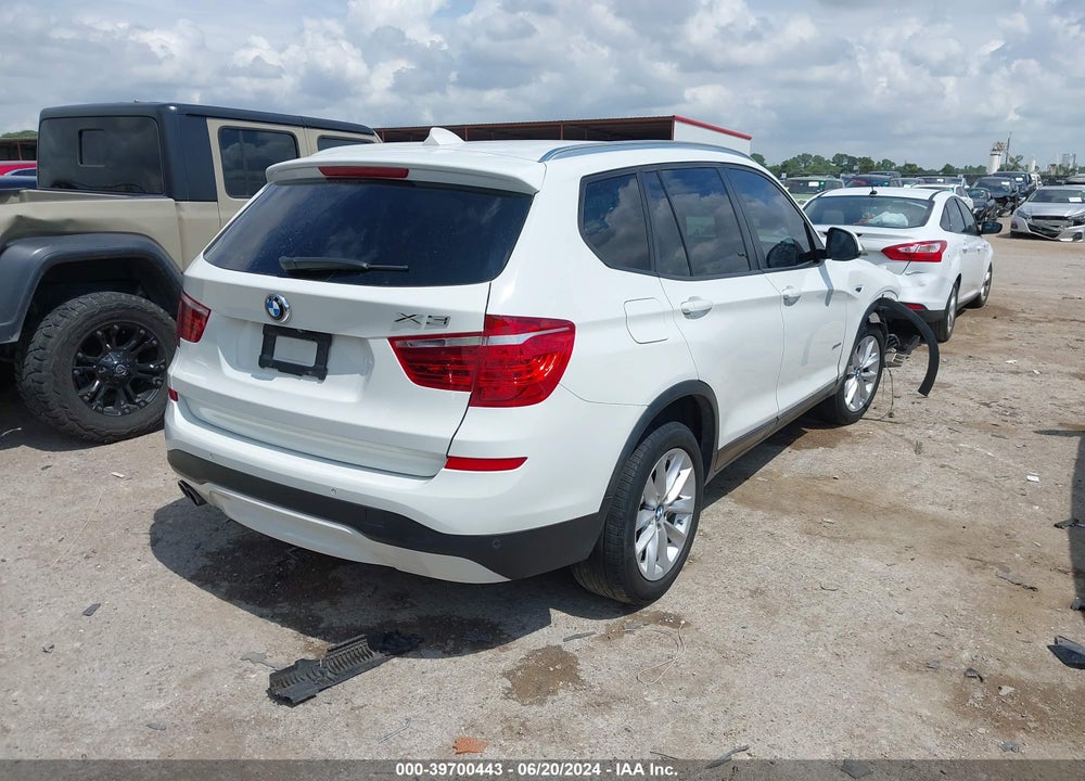 2017 BMW X3 SDRIVE28I VIN: 5UXWZ7C32H0V87083