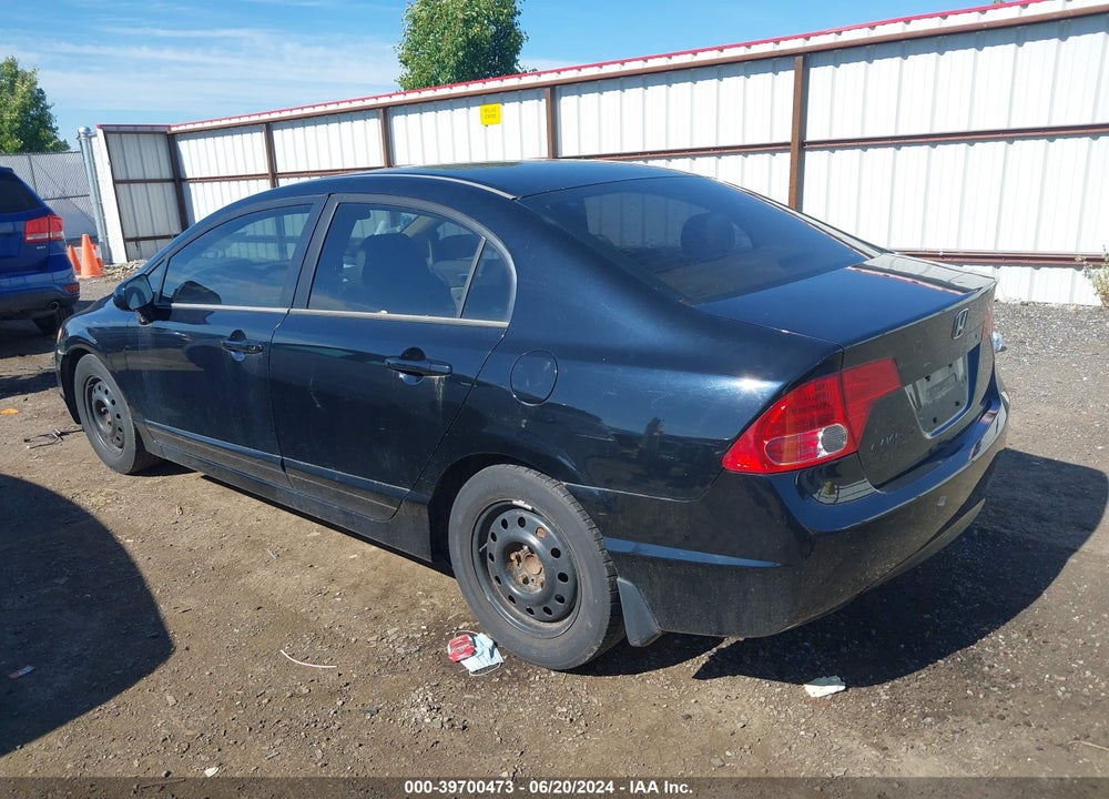 2006 HONDA CIVIC EX VIN: 1HGFA168X6L097291