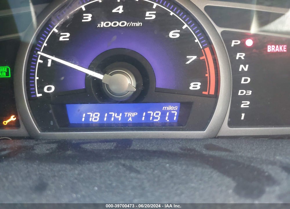 2006 HONDA CIVIC EX VIN: 1HGFA168X6L097291