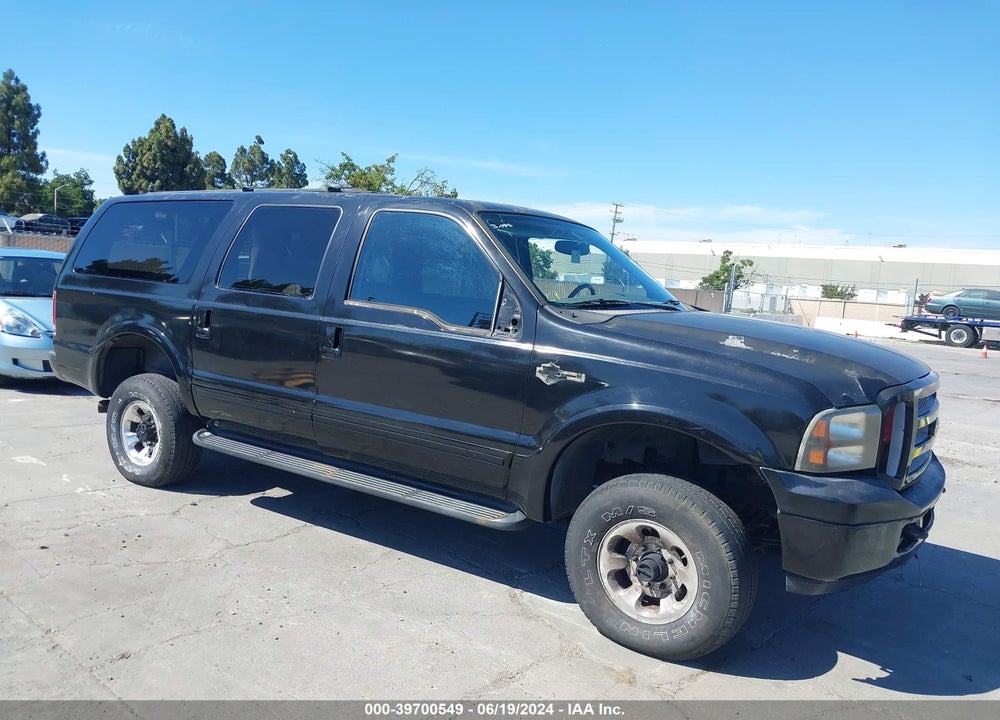 2004 FORD EXCURSION LIMITED VIN: 1FMSU43PX4EA22248