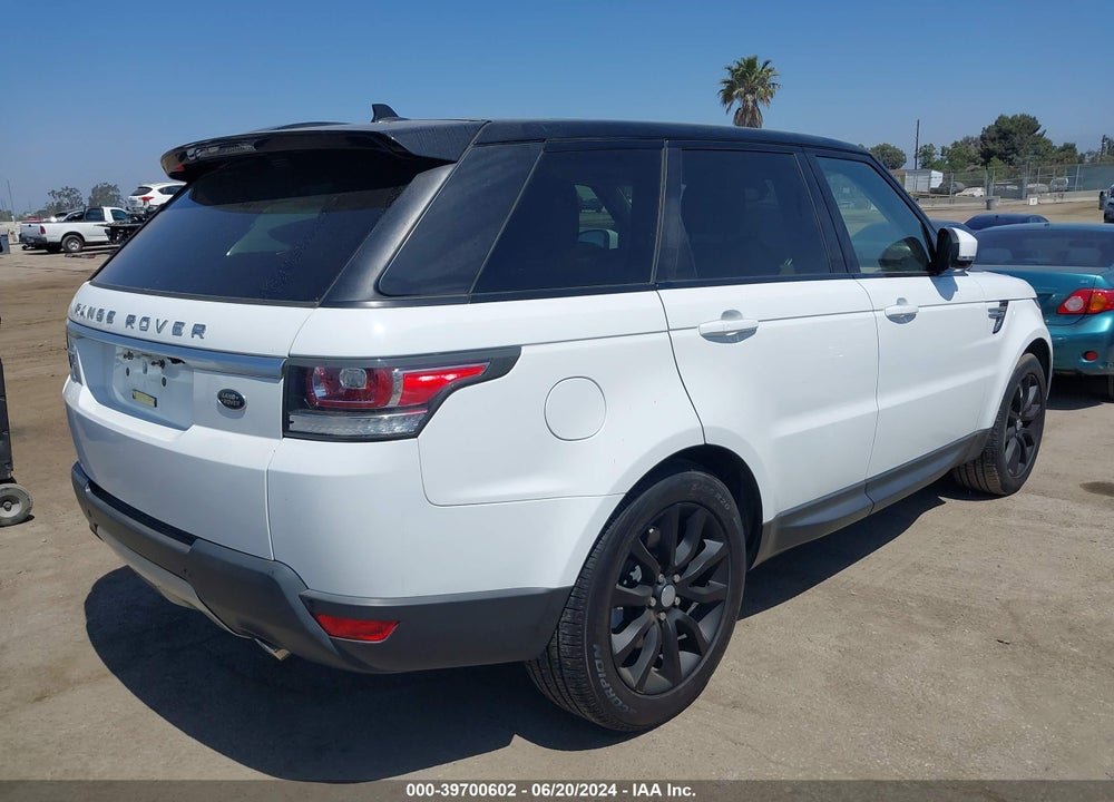2016 LAND ROVER RANGE ROVER SPORT 3.0L V6 TURBOCHARGED DIESEL HSE TD6 VIN: SALWR2KF5GA645933