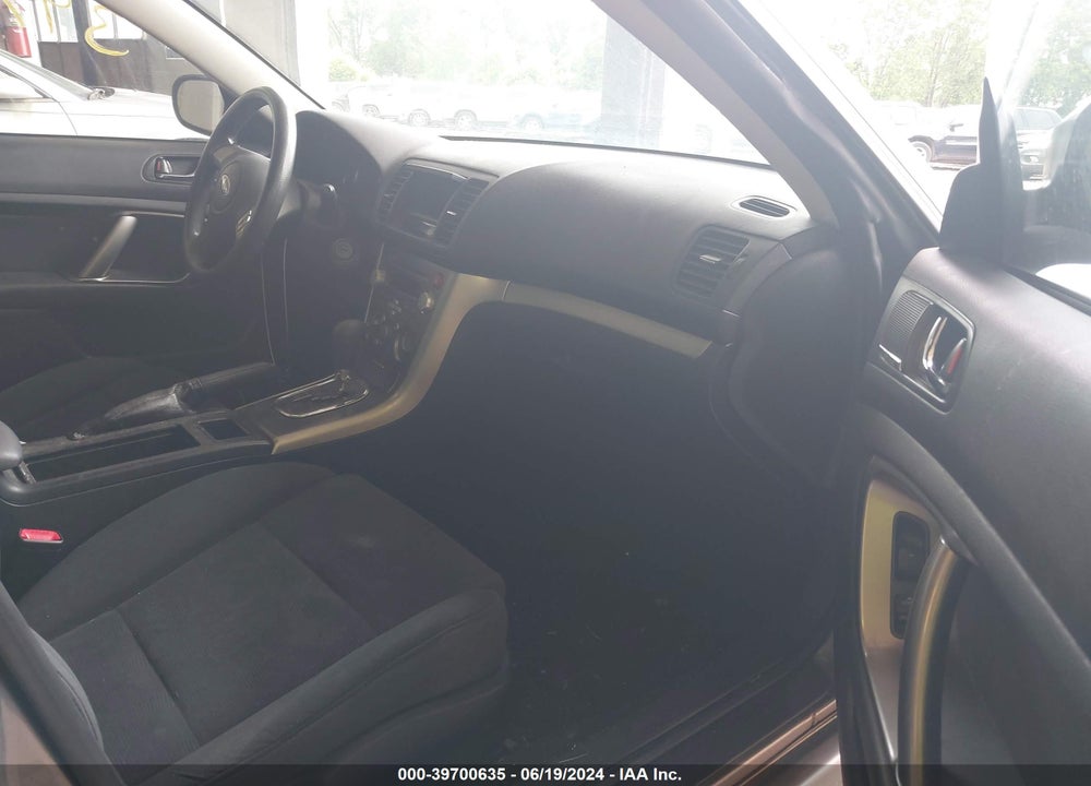 2009 SUBARU LEGACY 2.5I VIN: 4S3BL616297231525