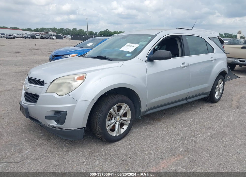 2010 CHEVROLET EQUINOX LS VIN: 2CNALBEW7A6322949