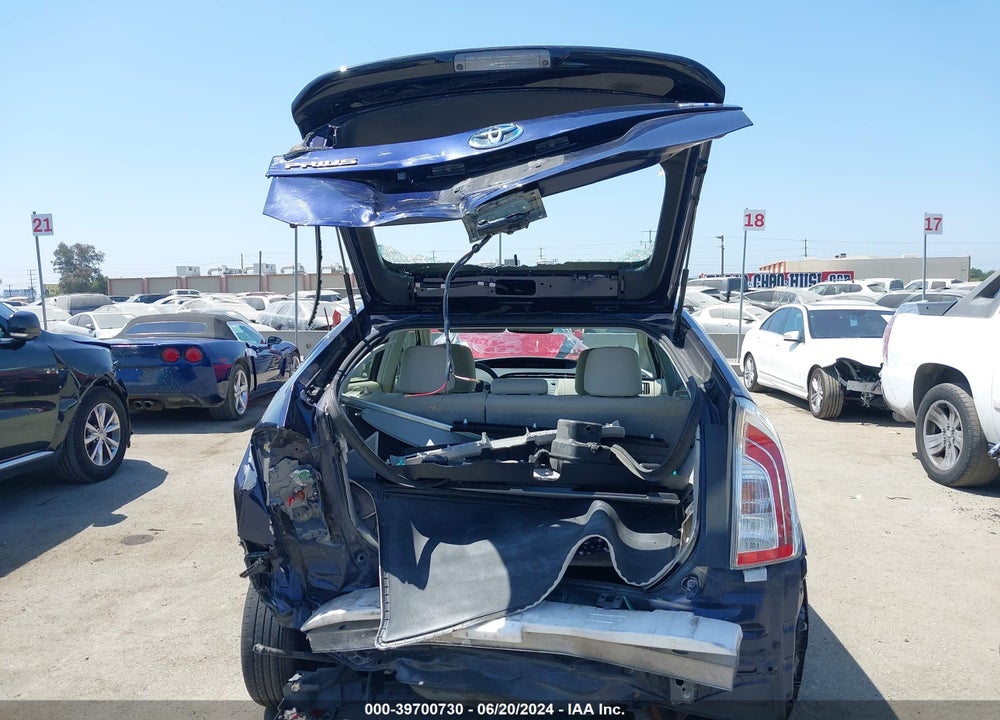 2013 TOYOTA PRIUS THREE VIN: JTDKN3DU4D0338869