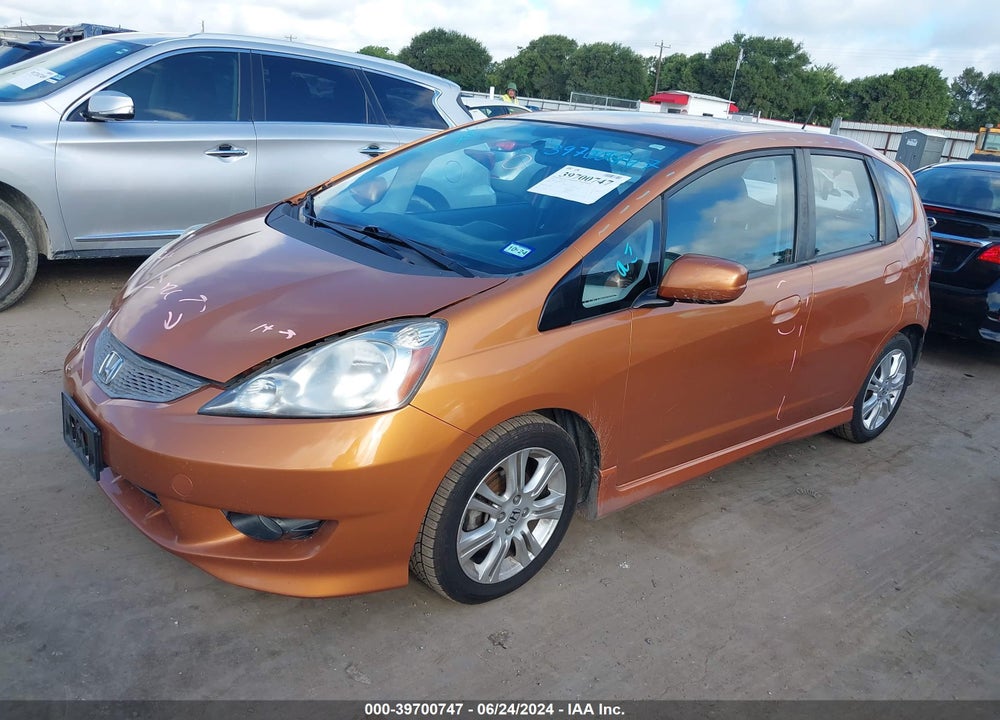 2009 HONDA FIT SPORT VIN: JHMGE88469S075274
