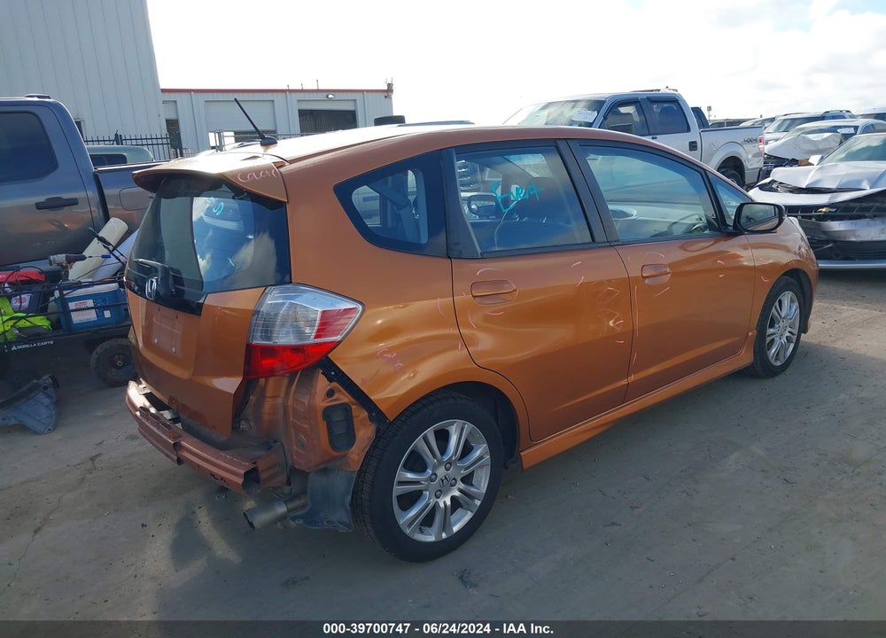 2009 HONDA FIT SPORT VIN: JHMGE88469S075274