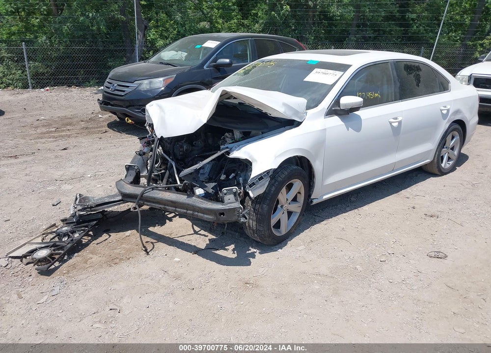 2013 VOLKSWAGEN PASSAT 2.5L SE VIN: 1VWBP7A36DC145356