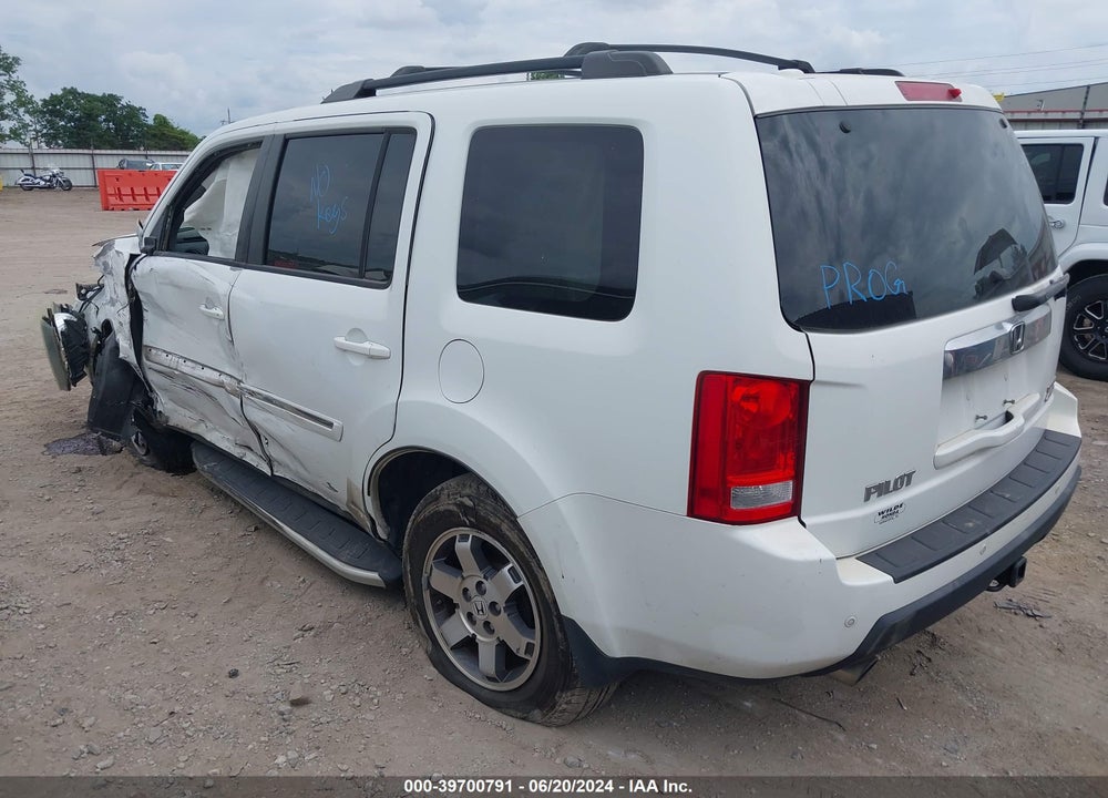 2009 HONDA PILOT TOURING VIN: 5FNYF488X9B010214