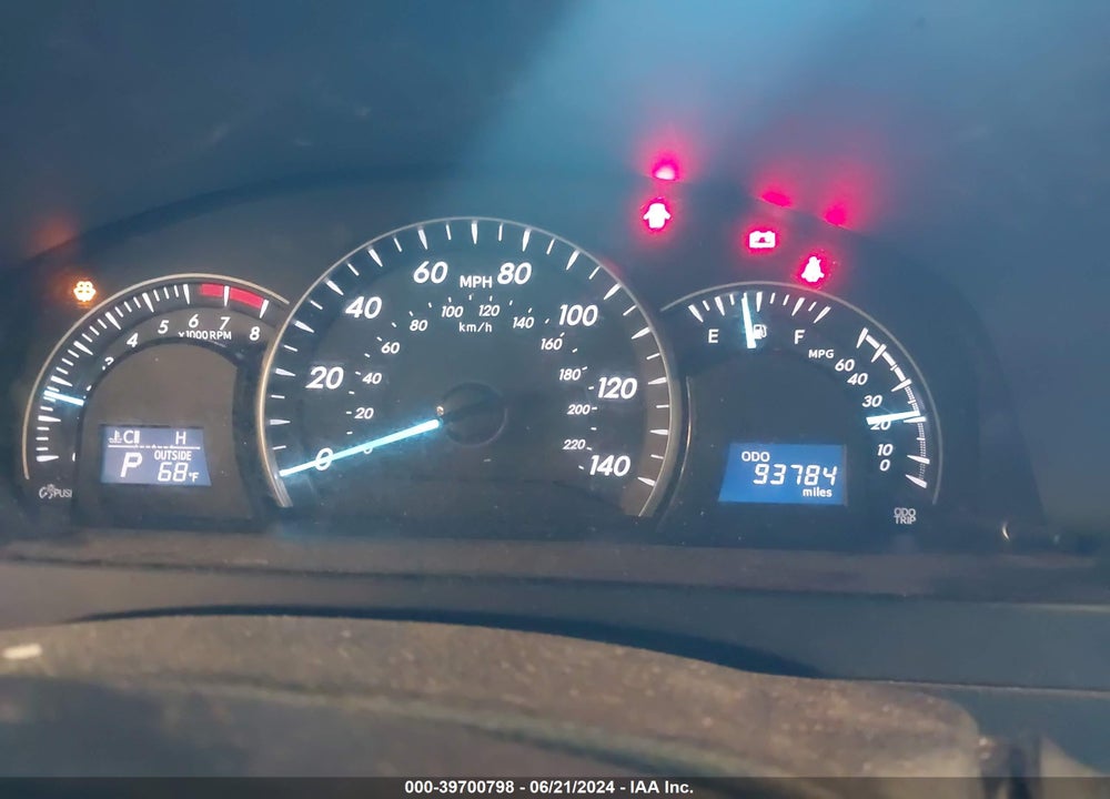 2012 TOYOTA CAMRY LE VIN: 4T4BF1FK5CR211165