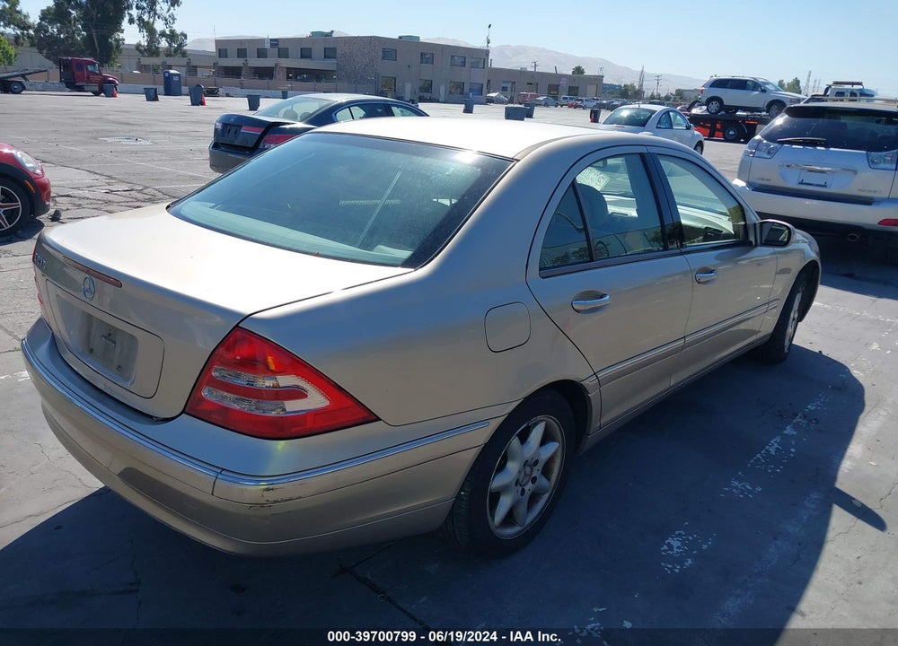 2003 MERCEDES-BENZ C 240 VIN: WDBRF61J53F391808