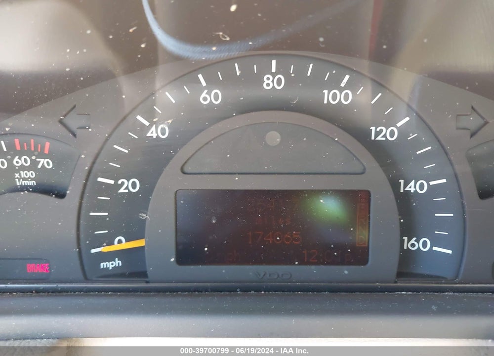 2003 MERCEDES-BENZ C 240 VIN: WDBRF61J53F391808