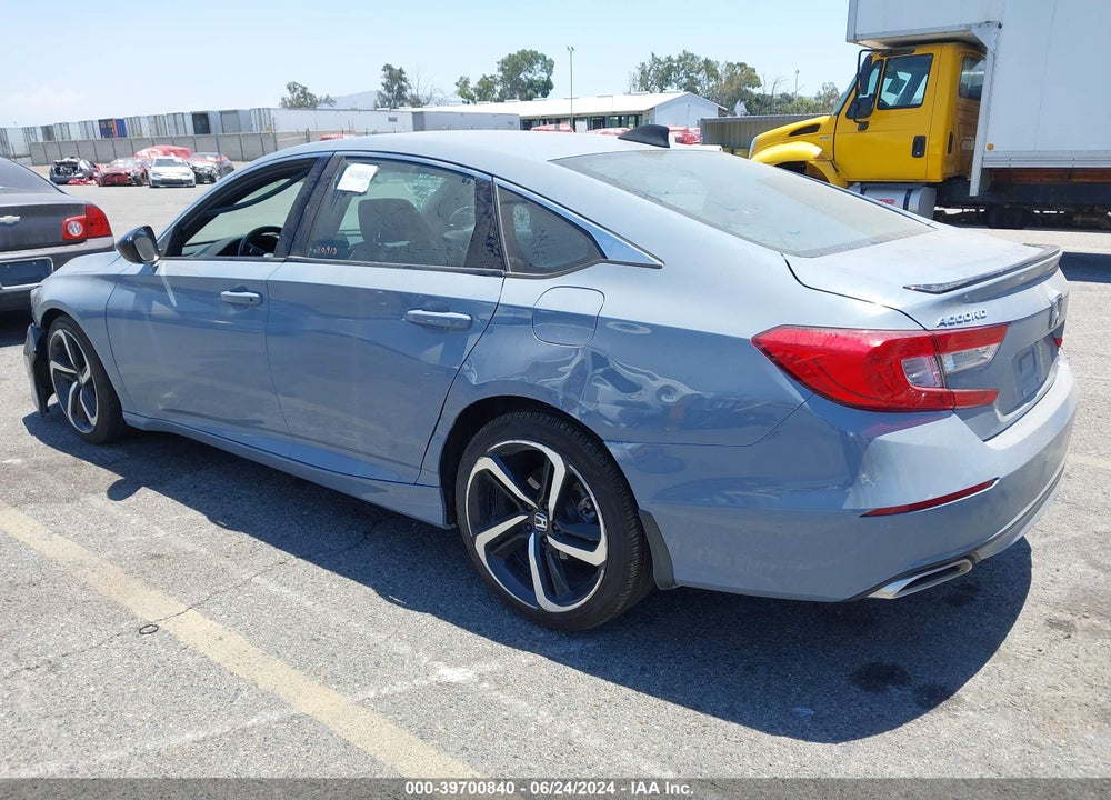 2022 HONDA ACCORD SPORT 2.0T VIN: 1HGCV2F38NA024741