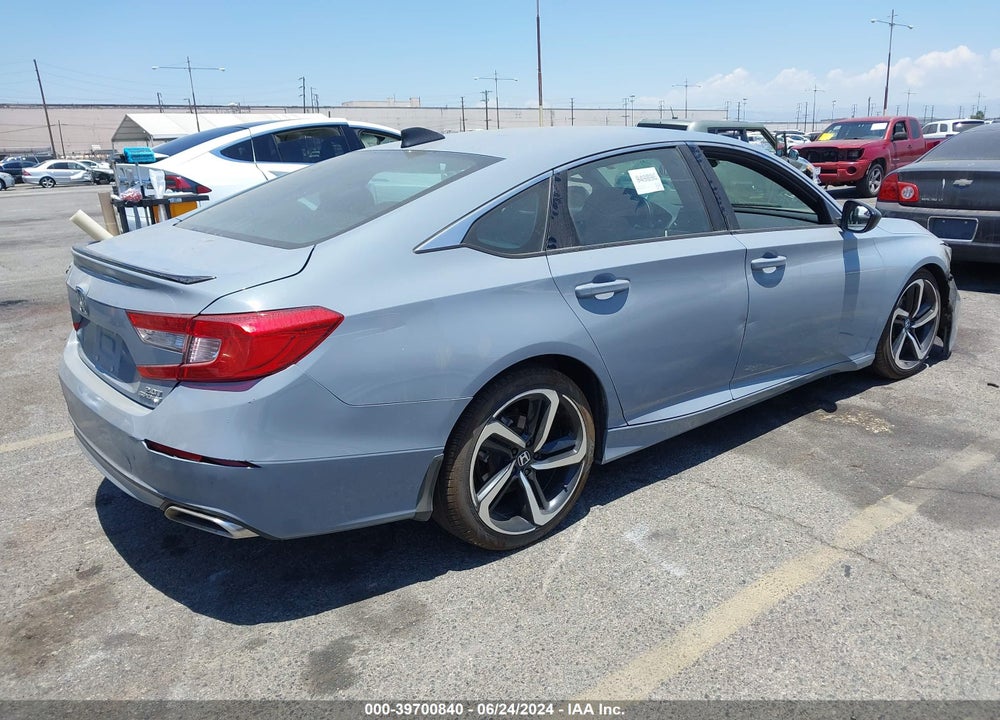 2022 HONDA ACCORD SPORT 2.0T VIN: 1HGCV2F38NA024741