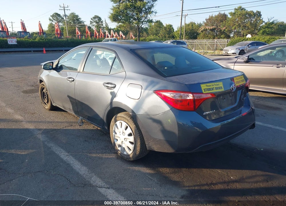 2017 TOYOTA COROLLA LE VIN: 2T1BURHE0HC849175