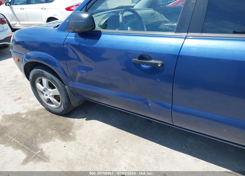 2007 HYUNDAI TUCSON GLS VIN: KM8JM12B97U502971