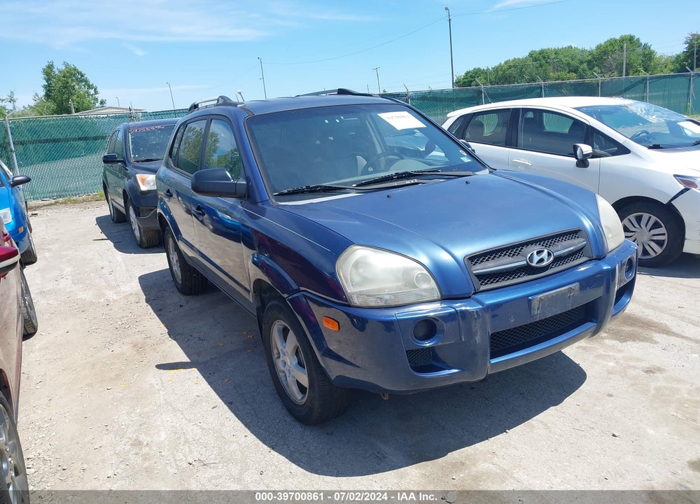 2007 HYUNDAI TUCSON GLS VIN: KM8JM12B97U502971