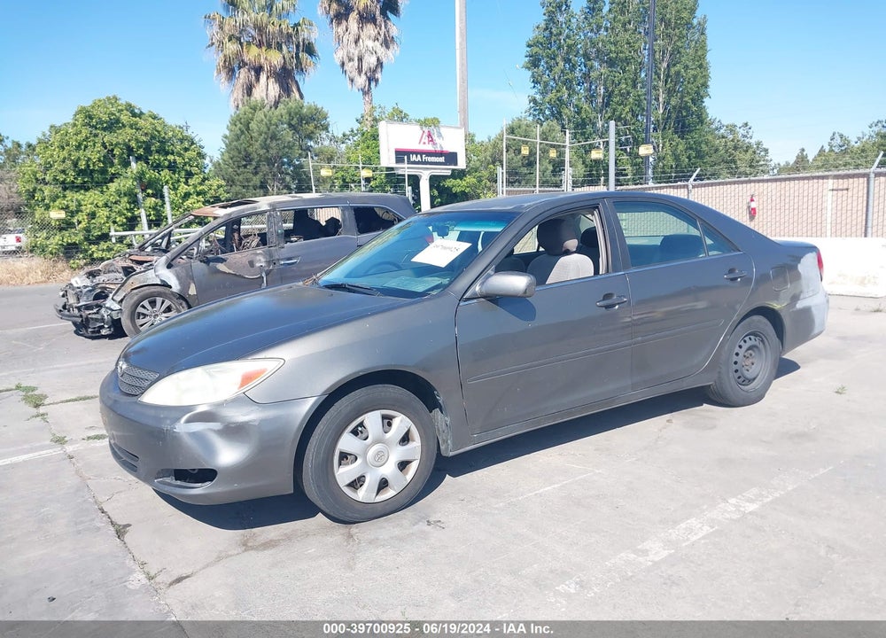 2003 TOYOTA CAMRY LE VIN: JTDBE32K730236837