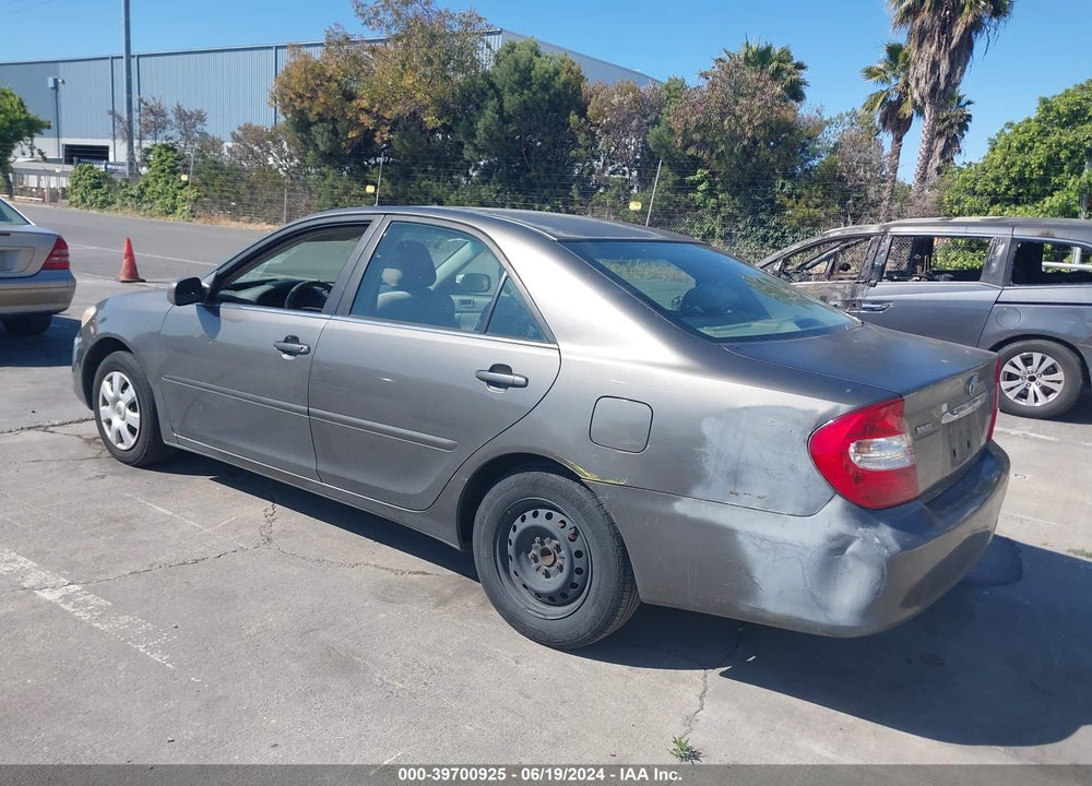 2003 TOYOTA CAMRY LE VIN: JTDBE32K730236837