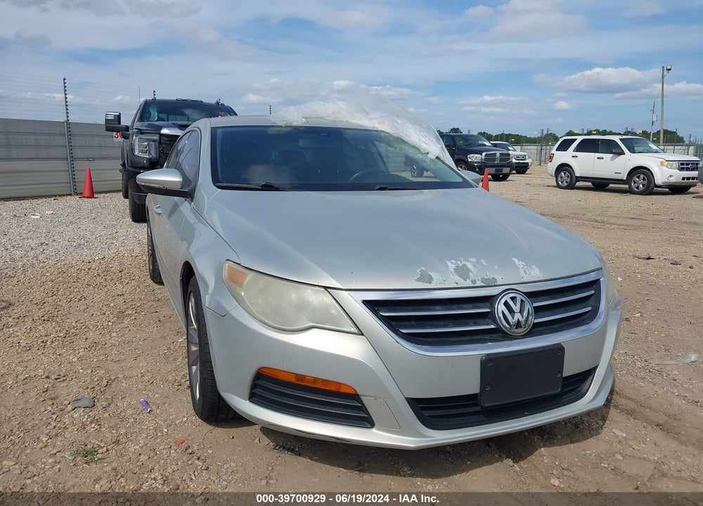 2012 VOLKSWAGEN CC SPORT VIN: WVWMN7AN6CE507272