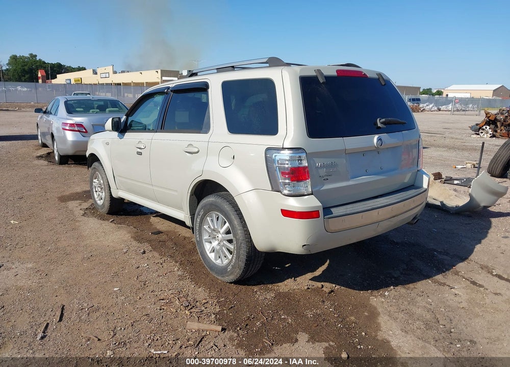 2009 MERCURY MARINER PREMIER VIN: 4M2CU87769KJ15796