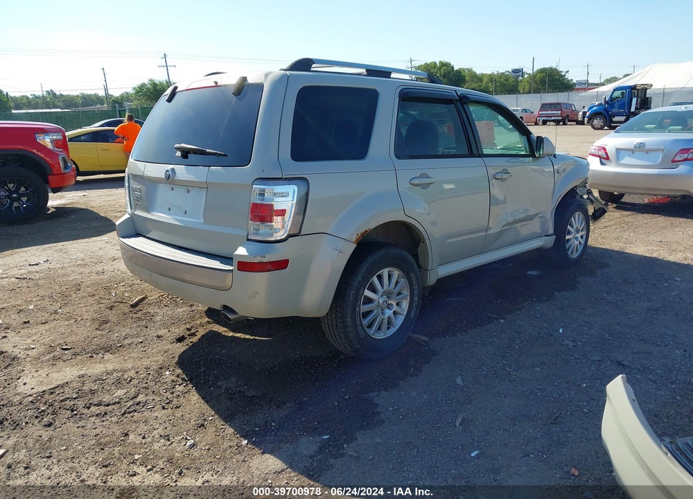 2009 MERCURY MARINER PREMIER VIN: 4M2CU87769KJ15796
