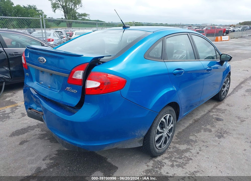 2012 FORD FIESTA SE VIN: 3FADP4BJ6CM145612