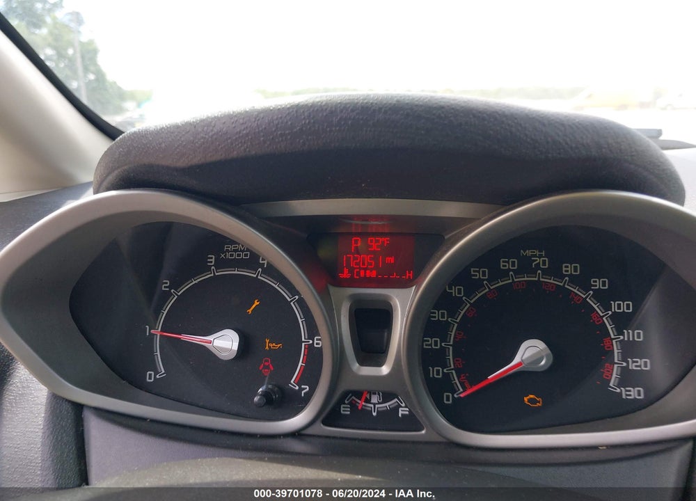 2013 FORD FIESTA SE VIN: 3FADP4EJ7DM186845