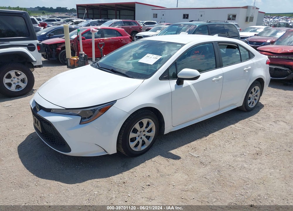 2022 TOYOTA COROLLA LE VIN: 5YFEPMAE1NP302090