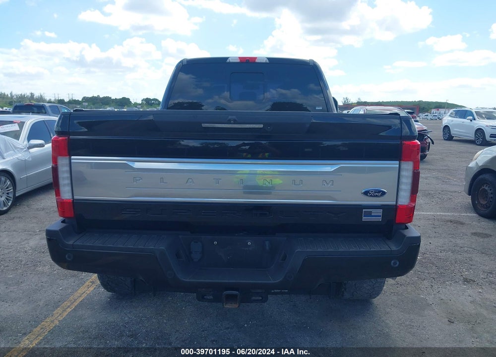 2017 FORD F-250 PLATINUM VIN: 1FT7W2BT7HED39725