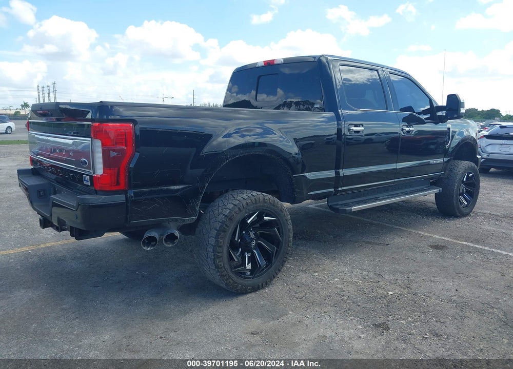 2017 FORD F-250 PLATINUM VIN: 1FT7W2BT7HED39725