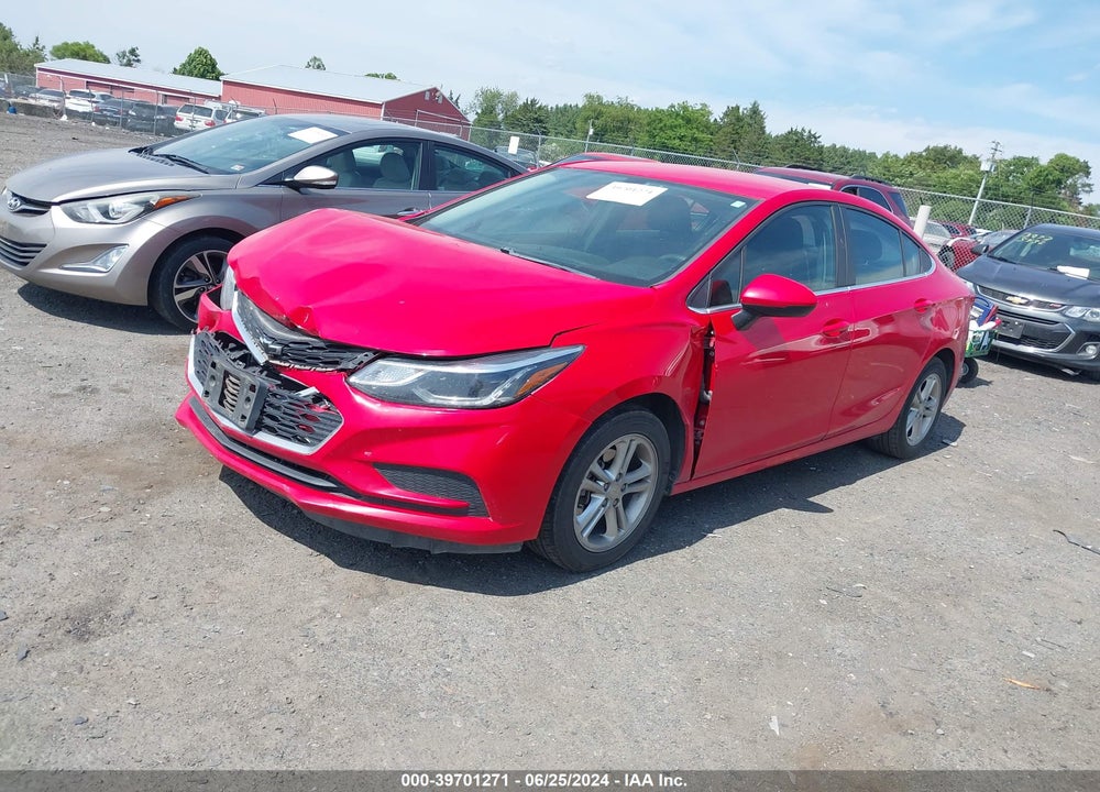2018 CHEVROLET CRUZE LT AUTO VIN: 1G1BE5SM6J7167309