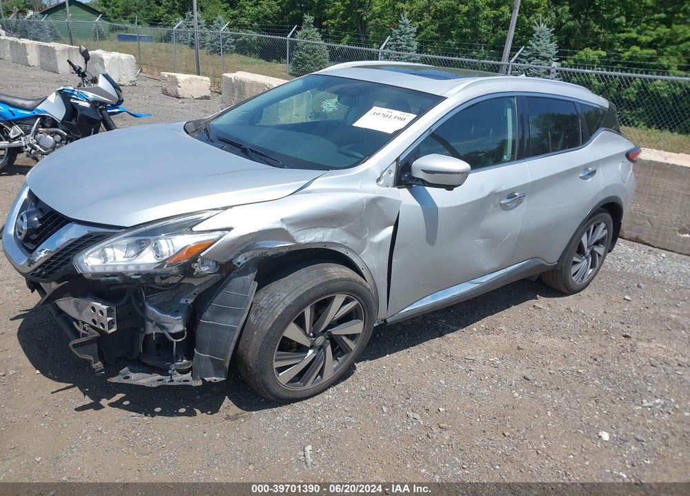 2015 NISSAN MURANO PLATINUM VIN: 5N1AZ2MH2FN291629